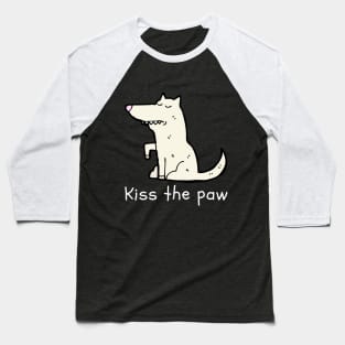 Kiss the paw Baseball T-Shirt